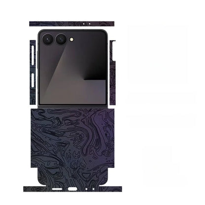Skin For Samsung Galaxy Z Flip7 6 5 4  Back Film Sticker Full Cover Protective Decal Wrap Side Frame Back Screen Protector