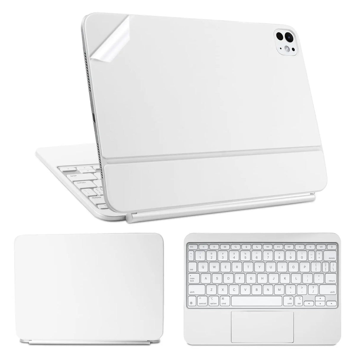 Tablets Skin Sticker Decals for 2025 2024 iPad Pro M5 M4 Magic Keyboard 11/13 inch Full Body Protective case wrap Cover A2925