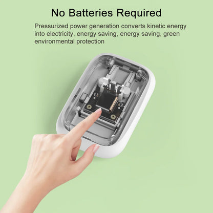 New Long-Range Self Powered Wireless Door Bell No Battery Waterproof 60 Ringtones Kinetic Doorbell EU US UK Plugs Optional