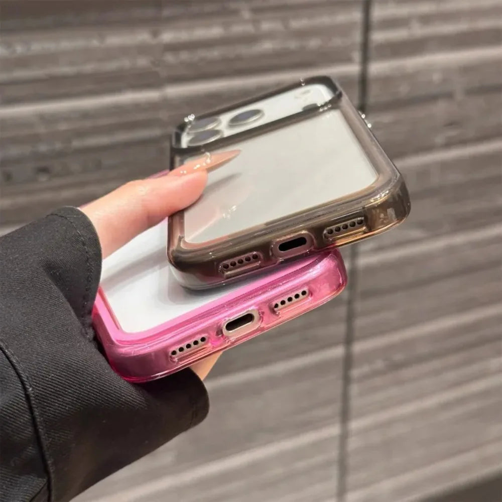 Original Clear Silicone Phone Case For iPhone 18 17 16 15 14 13 12 11 Pro Max Plus Transparent Shockproof Protector Back Cover