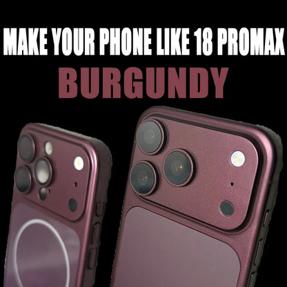 Luxury Case Transform Look To 17 18 Pro Max Cover For Iphone 16 Pro 15 14 13 Change To 17 Pro Magnetic Fundas For Magsafe