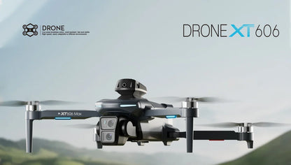 XT606 MAX 3 battery Drone 4k 8K HD Professional Camera FPV Wish Screen Drone 360° Obstacle Avoidance Quadcopter Toys Dron gifts
