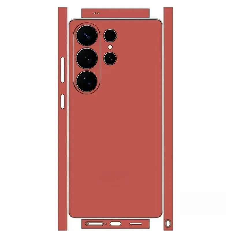 Colorful Decal Skin for Samsung Galaxy S24 S23 S26 Ultra Plus S25  Back Screen Protector Cover Wrap Stones Sticker