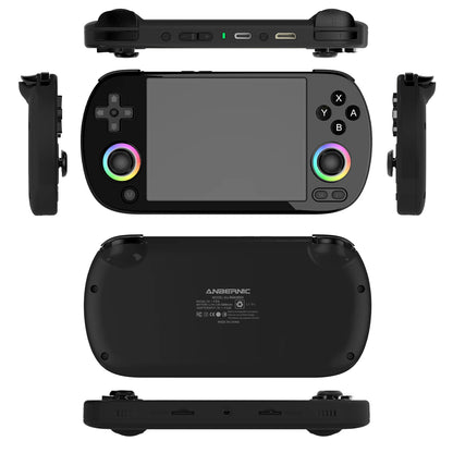 ANBERNIC RG40XX H Handheld Game Console 4'' Screen Linux System Joystick RGB Lighting Effect RG40XXH Video Player Trimui Console