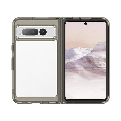 For Google Pixel Fold Case Luxury Silicone Clear Bumper For Pixel Fold Capa TPU Shockproof Case For Google Pixel Fold Cover