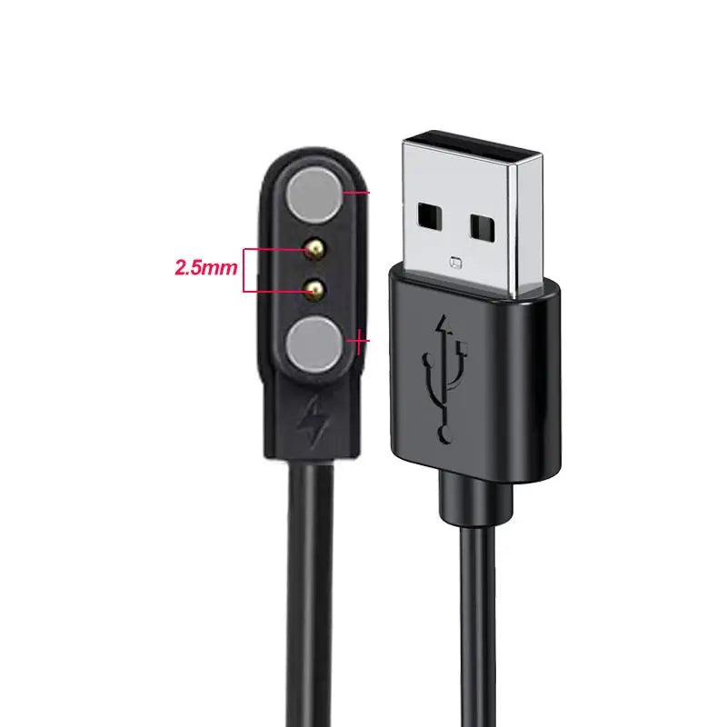Universal Magnetic Charging Cable USB Dock Charger Power Line Smartwatch Charging Dock Charger Cord Adapter USB Charging Cable