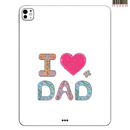 For iPad Pro 13 11 2024 ipad 11 2025  Mini 7 6 Full Cover Colorful Back Film Covers Decal Skin Protector Sticker