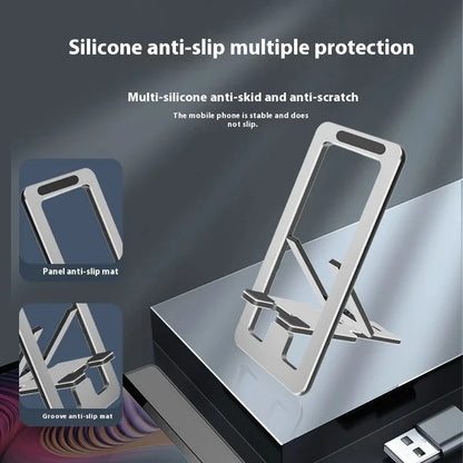 Phone Holder Desktop Lazy Stand Bedside Foldable Multi-Function Smartphone Table  Support for Iphone 13 14 15 Pro Max Huawei