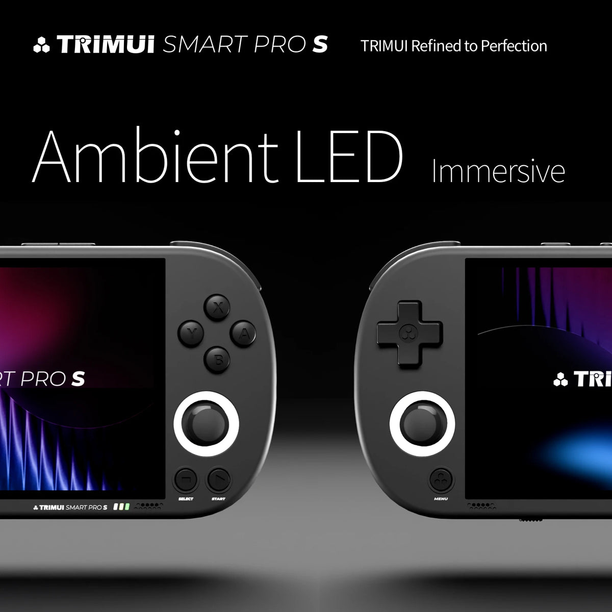 Trimui Smart Pro S TG5050 Handheld Game Console - Best for PSP Game, Octa-core 2.0GHz 4.96" IPS Display RGB LED 5000mAh Battery