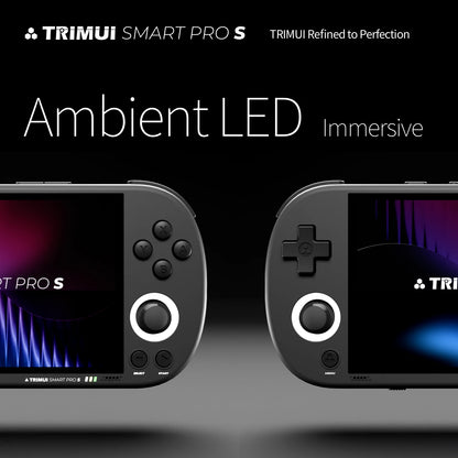 Trimui Smart Pro S TG5050 Handheld Game Console - Best for PSP Game, Octa-core 2.0GHz 4.96" IPS Display RGB LED 5000mAh Battery