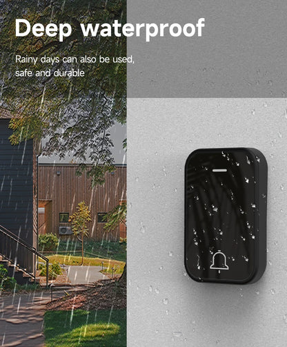 Acrylic Decoration Does Not Require Batteries Kinetic Energy Door Bell Household Waterproof Wireless Electronic Doorbell