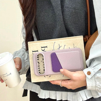 New Luxury Color Collision Leather Wallet Card Slot Phone Case For Google Pixle 10 Pro XL 9A 8A 7A 6A 6 7 8 9 Pro XL Back Cover