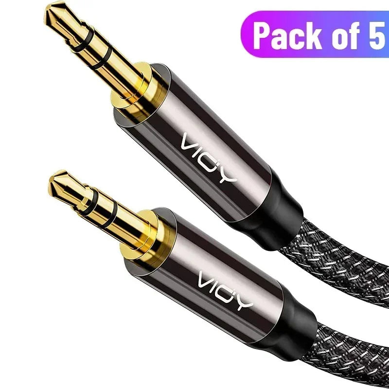 3.5mm AUX Stereo Audio Cable Male To Female Headphone Extension Cables for Earphone IPad Smartphone Tablet Media Player Etc