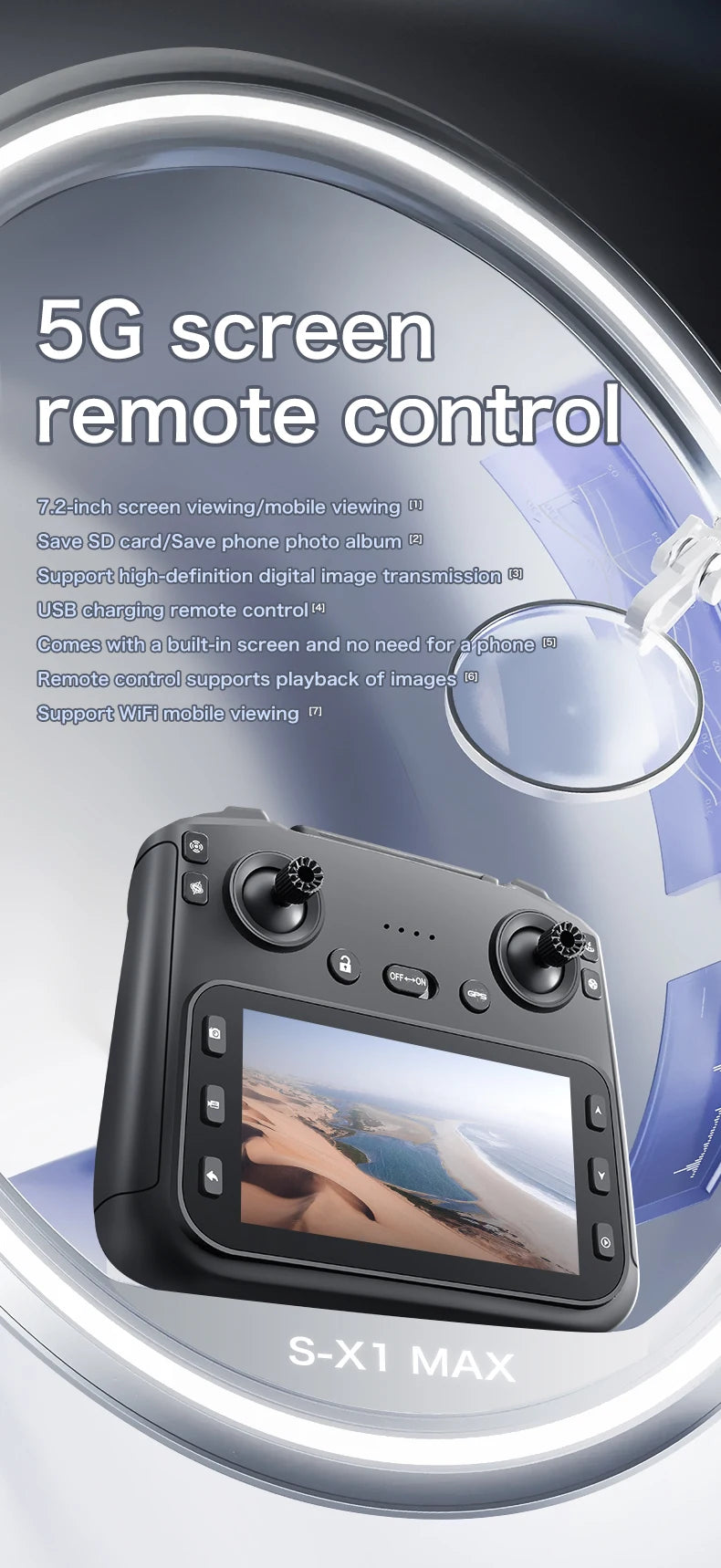 Original S-X1 GPS Drone 8K HD Professional Camera Three-axis Gimbal WIFI Obstacle Avoidance Quadcopter Brushless Toy Gift