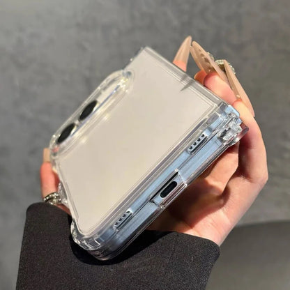 New Luxury Slim Clear Silicone Phone Case for iPhone Duo Ultra iPhone Fold 18 Transparent Wide Full Protection Shockproof Cover