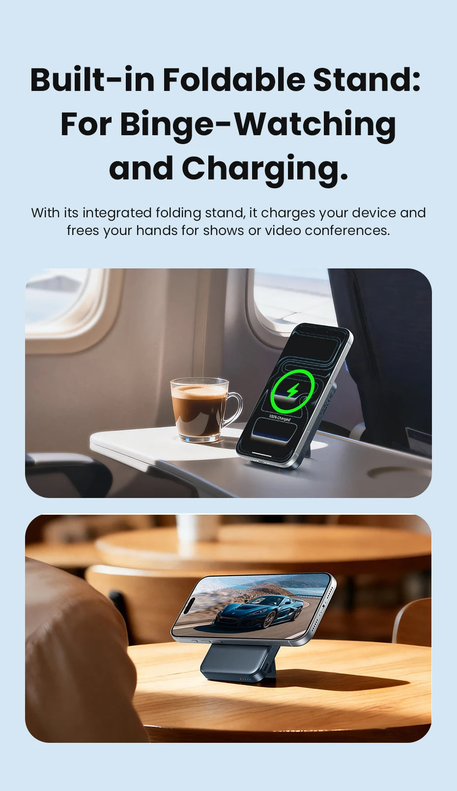 Vention Qi2.2 25W Power Bank 10000mAh 45W For Magnetic Wireless Portable Charger Battery for iPhone Samsung