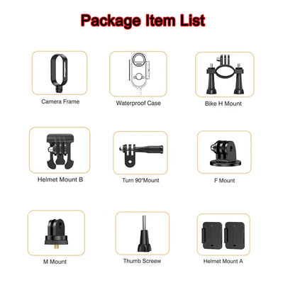 4K HD Mini Vlog Camera with WiFi Wireless Portable Action Body Cam for Sports Travel Photography Pocket Sized Video Recorder