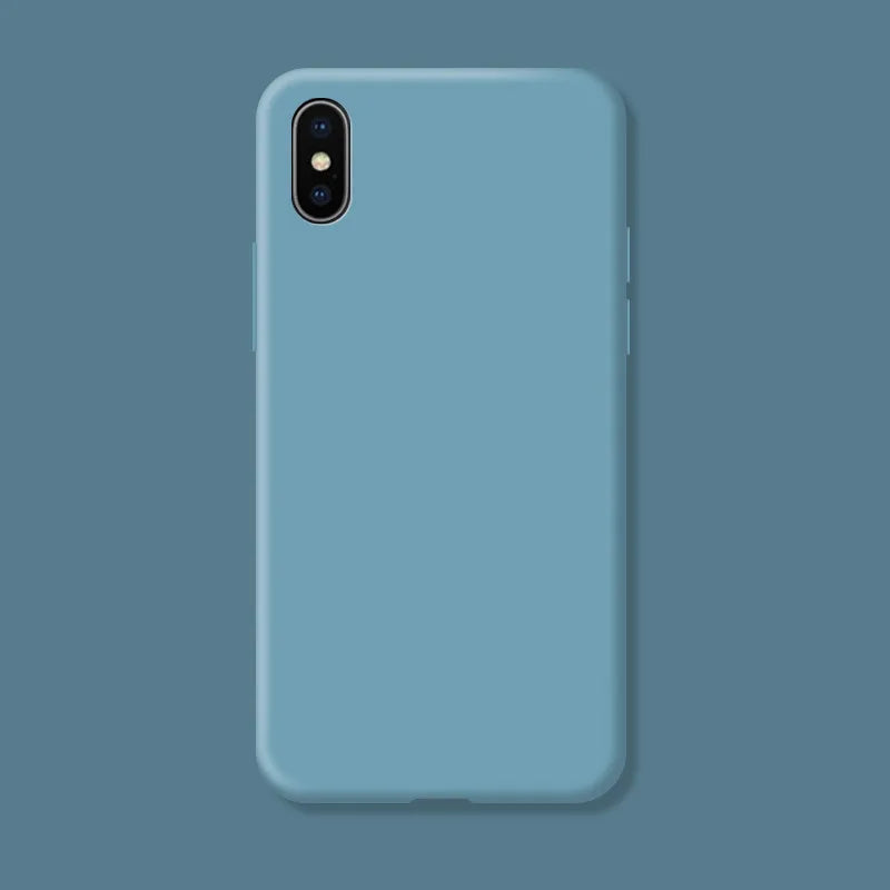 For iphone X Xr Xs Max Shockproof Liquid Silicone Protective Cover For iphone X S Max XR Case