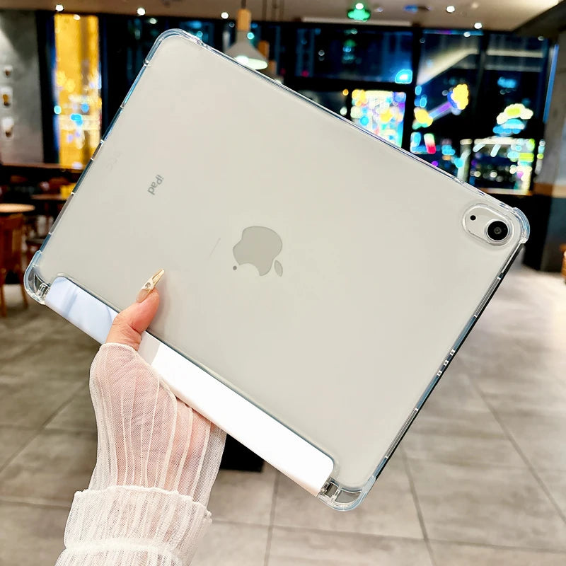 Pure&noble/elegant&fragrant Lily PAD CASE For iPad pro 10/11/2020/6th/7th /8th /Air 3rd/Air 4th/9th gen/Air 5th Gen 2022/Air 11