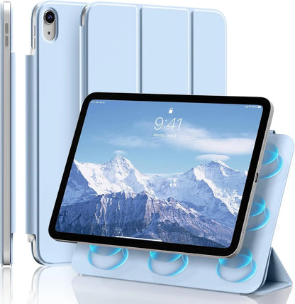 ZOYU for iPad A16 10/11th Ultra-Slim & Light, Strong Magnetic Attachment Case, iPad Pro 11 12.9 Air 4/5th 11/13 Mini 6/7th Cover