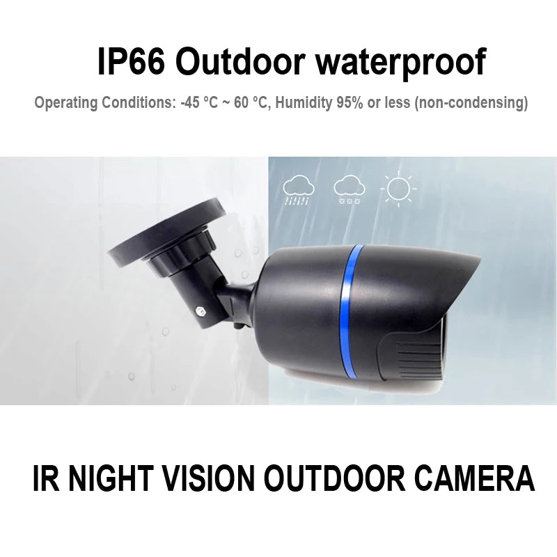 JIENUO 4K HD AHD Camera 5MP Infrared Night Vision 2MP Outdoor Waterproof CCTV Security Surveillance 1080P Indoor Home Bullet Cam