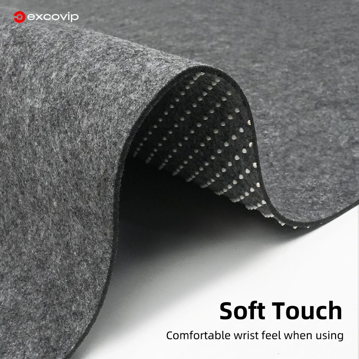 EXCO Felt Desk Mat Large Mouse Keyboard Pad Computer Desktop Protector Non-Slip Base for Office Home Durable Washable