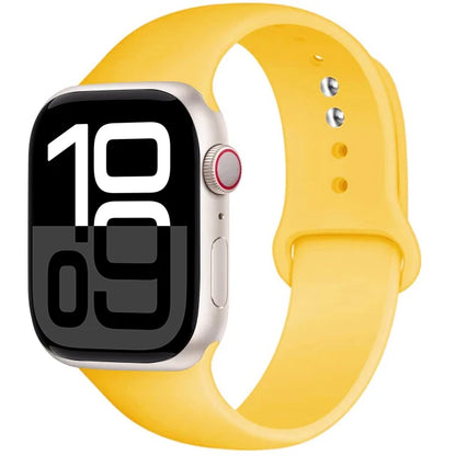 Silicone Band For Apple Watch straps 45mm 44mm 40mm 41mm 42mm-46mm sport bracelet iwatch series 8 7 6 5 SE 9 10 11 Ultra 2 49mm