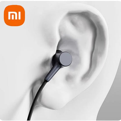 Original Xiaomi Earphone Wired 3.5MM In-ear Sport Music Headphone with Mic HiFi Gaming Headset For Redmi POCO Huawei Samsung