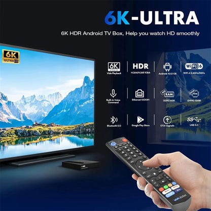 We2USat K3 PRO+-Streaming Smart TV Box Media Player Build in WiFi+Voice Remote Control Comparison with Vseebox V5 PRO Free Ch