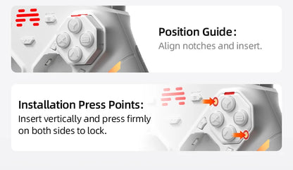 BEITONG PANGU Modular Wireless Controller, DIY Layout, Tool-Free Swap, TMR Joystick, for Switch/PC/Android/iOS