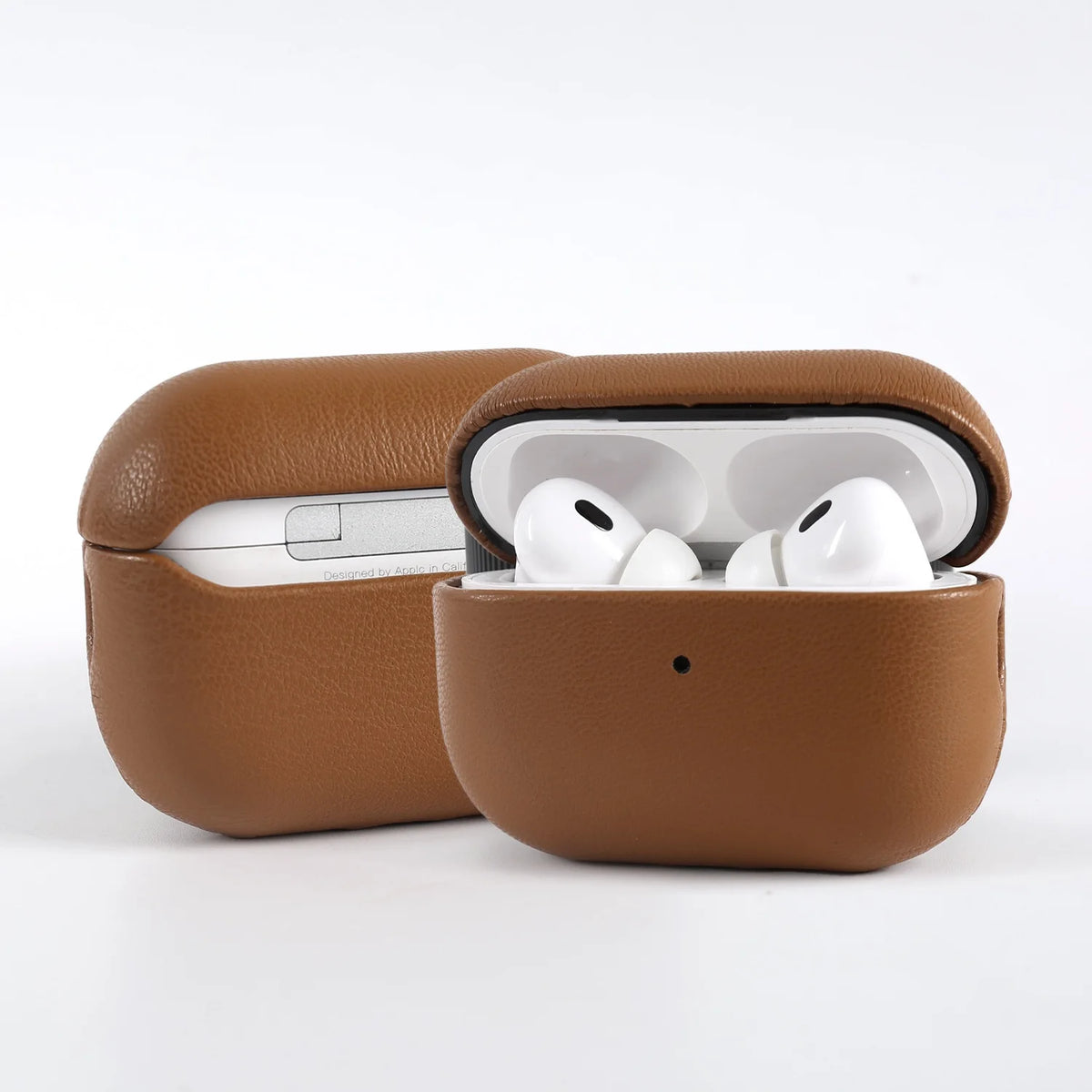 Biobased Eco-Friendly Leather Case For Airpods Pro 3 Airpods4 5 Wireless Earphone Box Headphone Bluetooth Hard Protective Cover