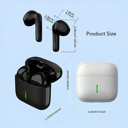JS 59 Hi-Res Audio Wireless Bluetooth Earphones Touch Control HD Clear Call TWS Gaming Earbuds
