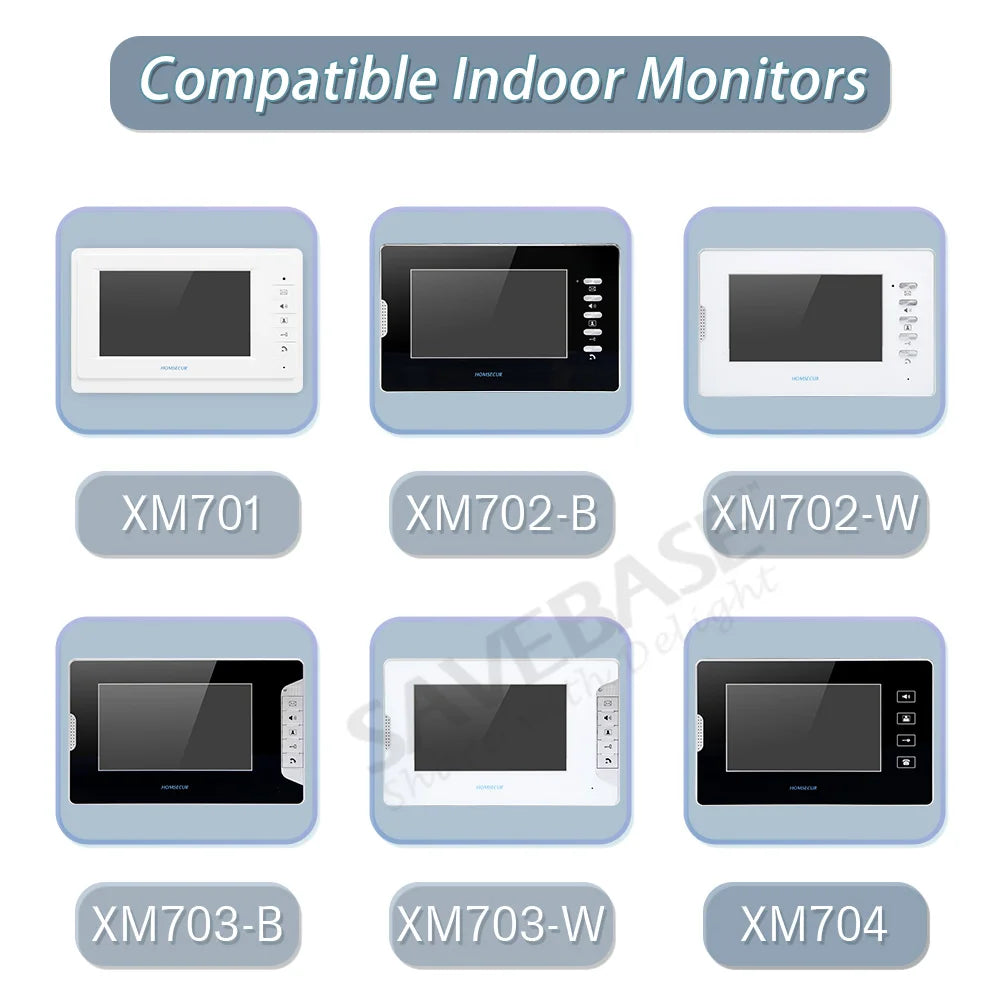 Doorbell Camera Outdoor Station XC005 For HOMSECUR HDS Video Door Phone Doorbell System