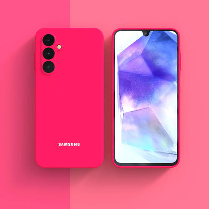 Original Liquid Silicone Case for Samsung Galaxy A17 A16 A15 S26 S25 S24 Ultra Plus FE Shockproof Back Cover Phone Accessories