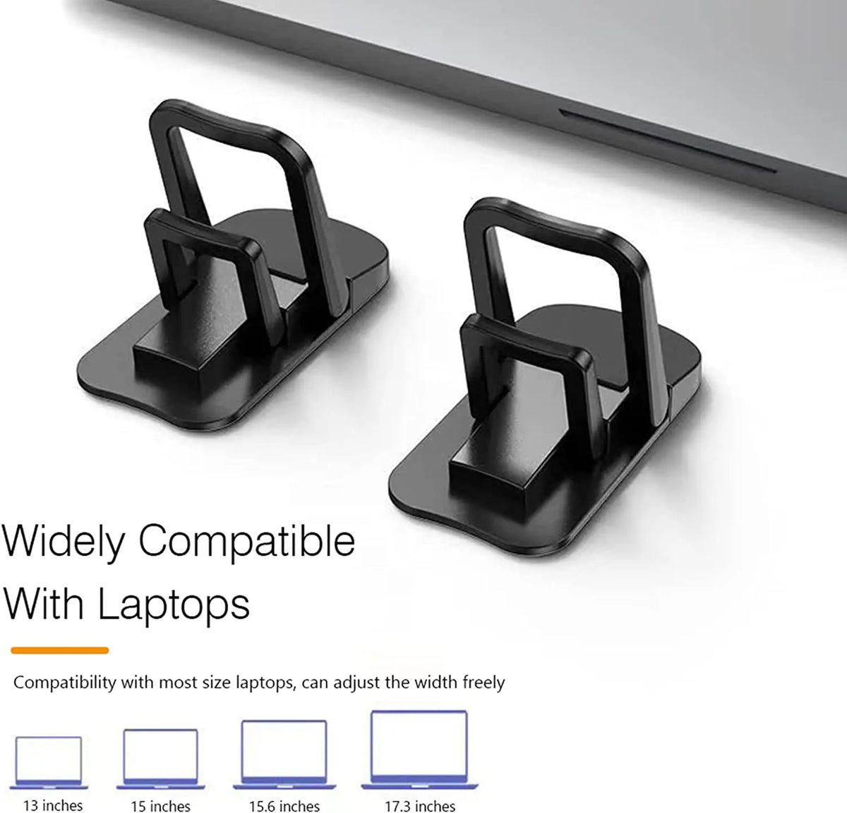 Adjustable Folding Laptop Stand Mini Legs Ultra-thin Portable Support Cooling Holder Invisible Bracket For Macbook Lenovo Laptop