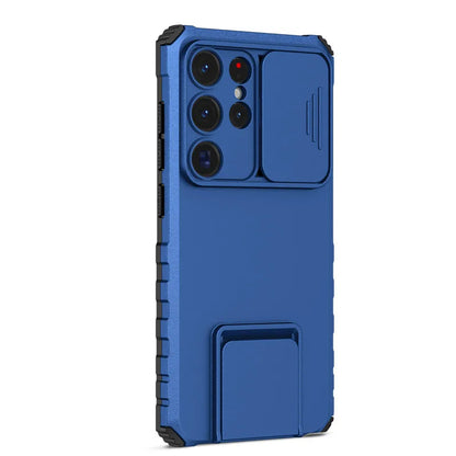 Shockproof Armor Funda For Samsung Galaxy S20 FE S21 S22 S23 S24 Plus Note 20 S25 Edge S26 Ultra 5G Slide Lens Protect Case