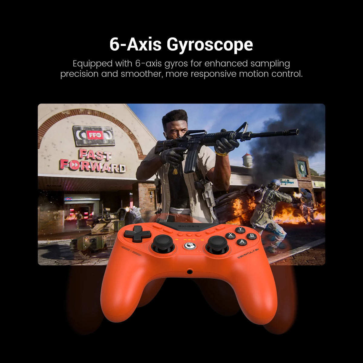 GameSir Tarantula 8K Switch Controller, 8000Hz Wired Gaming Controller for Nintendo Switch 2, Android, iOS, PC, Steam