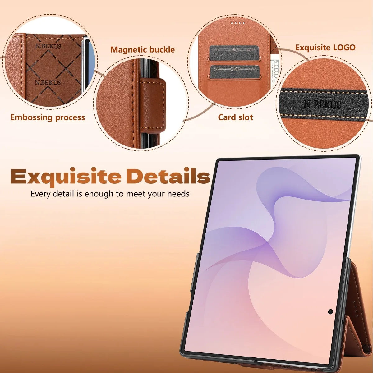 Business Luxury Leather RFID Wallet Card Solt Phone Case for Samsung Galaxy Z Fold8 Ultra Fold 4 5 6 7 8 Flip Protective Cover