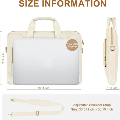 Laptop Shoulder Bag for MacBook Air Pro 15 16 M4 M3 M2 M1 Laptop Handbag Dell HP Acer Asus Notebook Messenger Sleeve Briefcase
