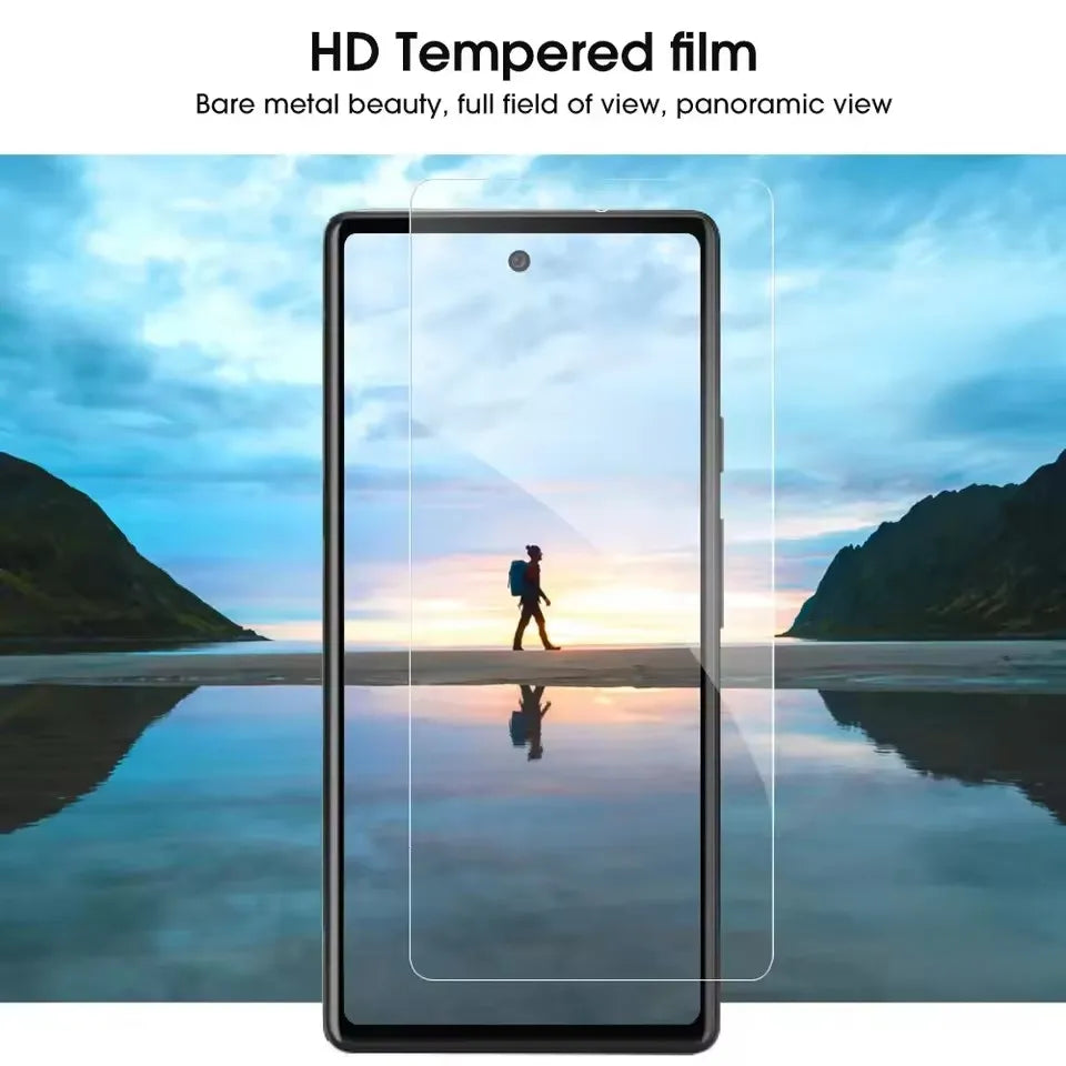 3PCS Tempered Glass for Google Pixel 9 8 Pro 9A 8A 7 7A 6 6A 9H Protective Transparent Screen Protector Film Glass