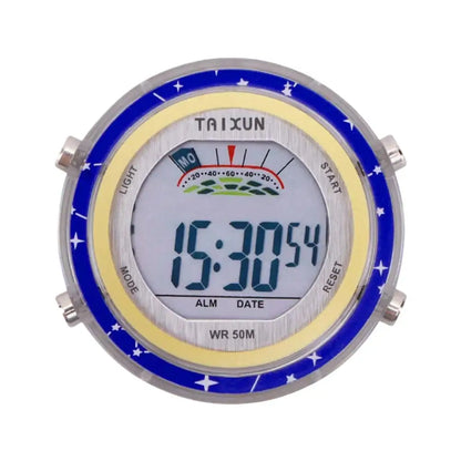 Motorcycle Digital Clock Waterproof Motorbike Stick-on Dashboard Car Clock Car Stick-On Mini Watch For Dashboard Boat Bike