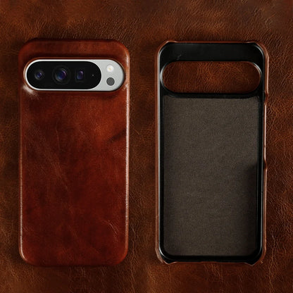 ZWW Genuine Leather Case for Google Pixel 10 Pro 9Pro 8Pro 6A 6Pro 7Pro Vintage Phone Cases Capa Back Coque Shell Carcasa