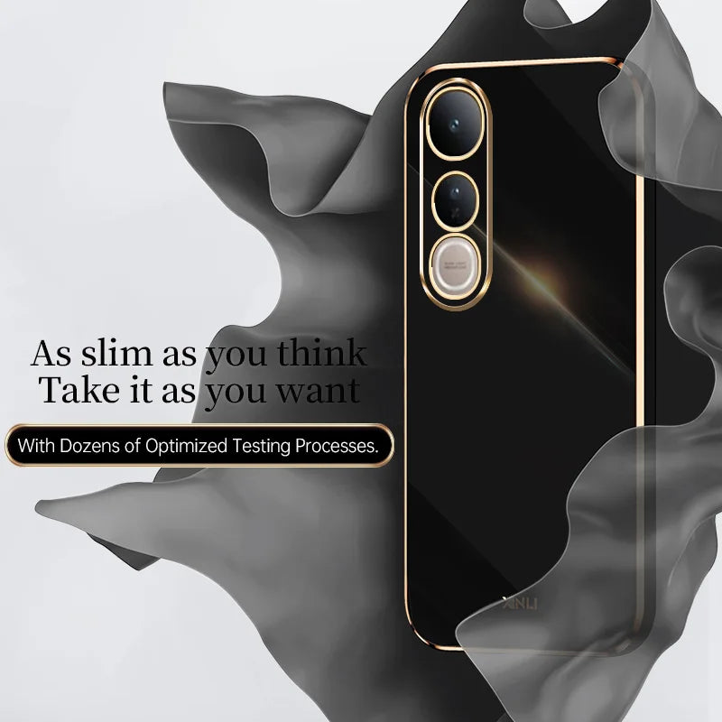 Funda Vivo V50 Lite 4g 5g Luxury Fashion Plating Case For VIVO V50 Lite Soft Slim Silicone Shockproof High Quality Phone Cover