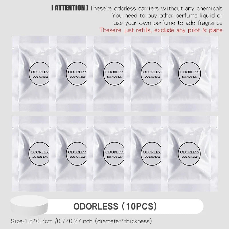No perfume DIY fragrance Rotating propeller pilot dog car air fresheners vent clip plane aroma diffuser decorations accessories