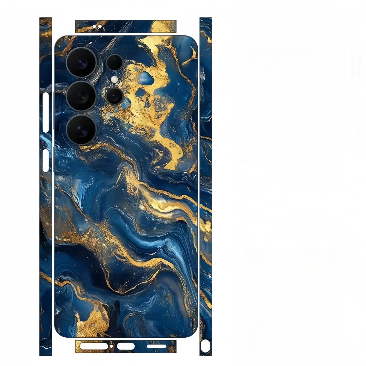 Marble Sticker Skin for Samsung S24 Ultra S26 S25 Phone Skin Wrap Back Film for Frame Camera Protective Decal