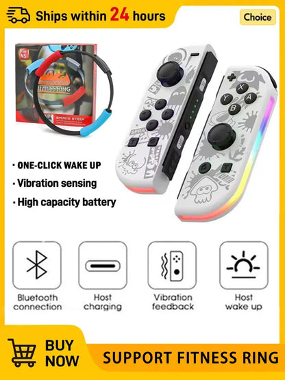 Wireless Controller For Nintendo Switch NS/OLED/LITE Gamepad Joystick Dual Vibration Turbo Remote Control 6 Axis Gyro L/R Joypad