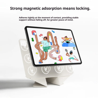 ZOYU Magnetic Case for iPad Air 4/5/7/8th Gen, for iPad 10/11th /Pro 11 12.9 13 M2 M3 Mini 6/7th , 20+ Multi-Angle Origami Cover