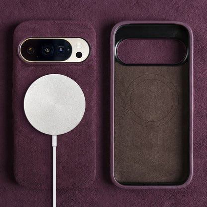Luxury Magnetic For Google Pixel 10 Pro 9pro 8pro 7pro For ALCANTARA Back Case Artificial Leather Supercar Suede Phone Cover