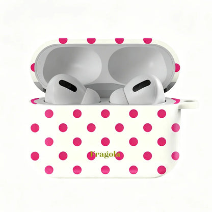 Fragola White Pentagram Shockproof Protective Glossy HD Hard PC Cover Case For AirPods Earphone 1 2 3 Pro Pro2 With Metal Hook