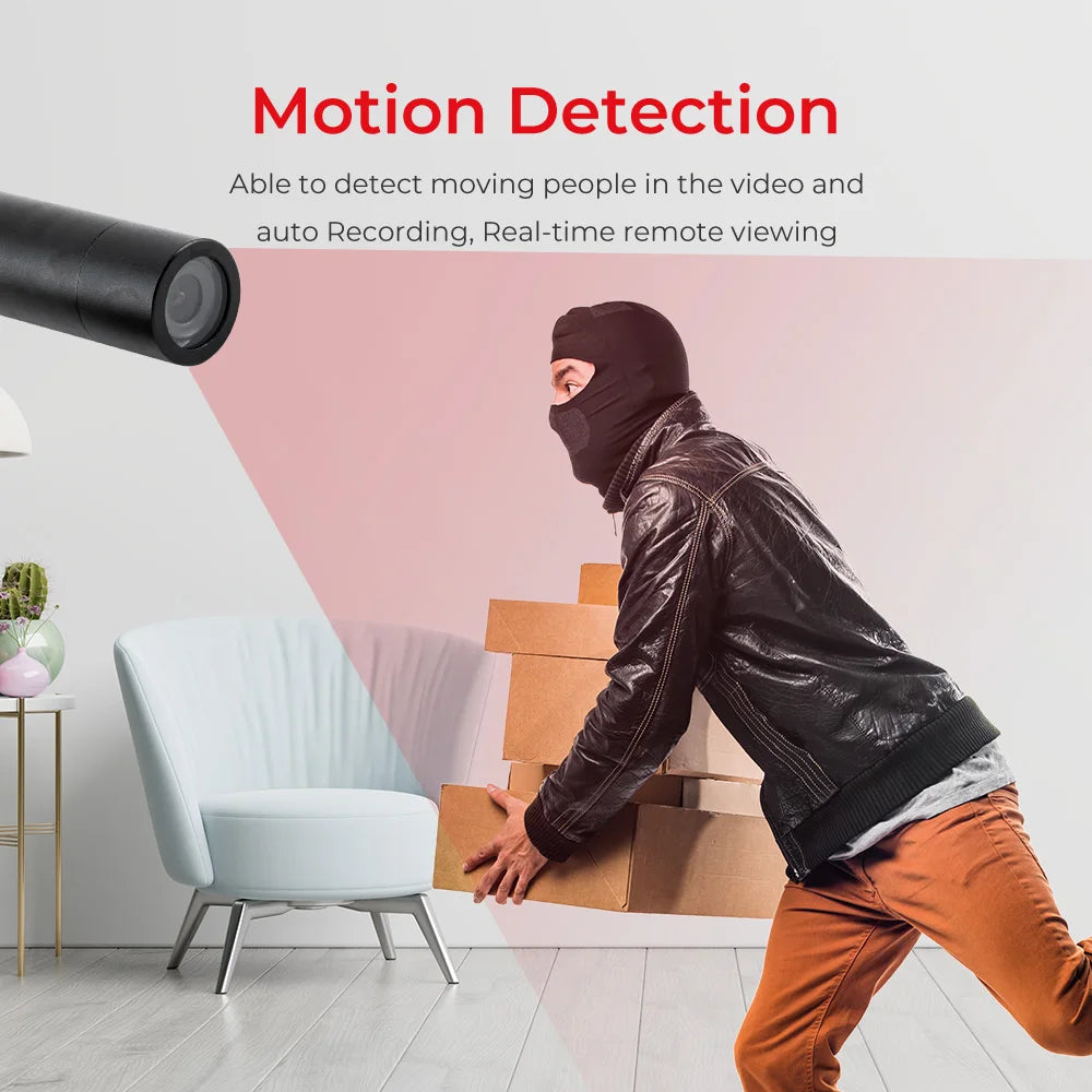3/5MP Mini POE IP Camera With Onvif Video Surveillance Network Camera with POE Pen-type Video Recorder Motion Detection Camera